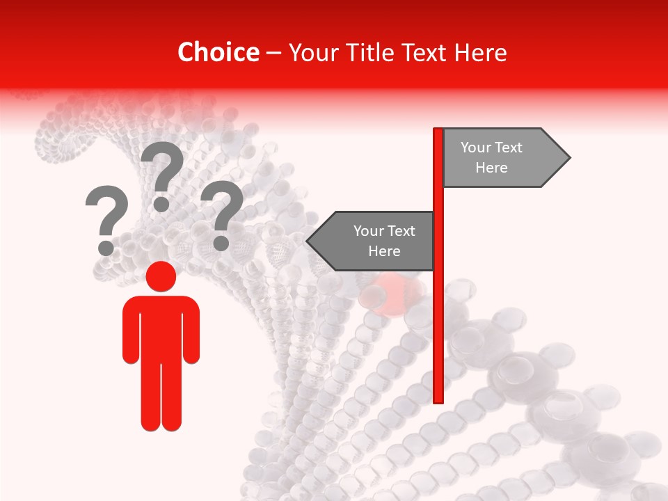 Black Colors Molecule PowerPoint Template