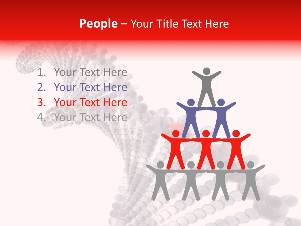 Black Colors Molecule PowerPoint Template