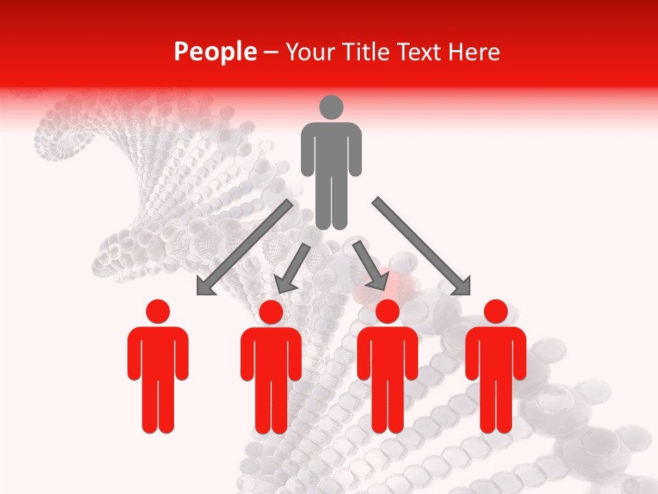 Black Colors Molecule PowerPoint Template