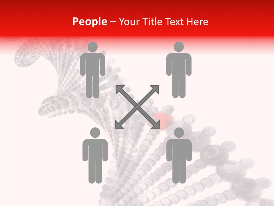 Black Colors Molecule PowerPoint Template