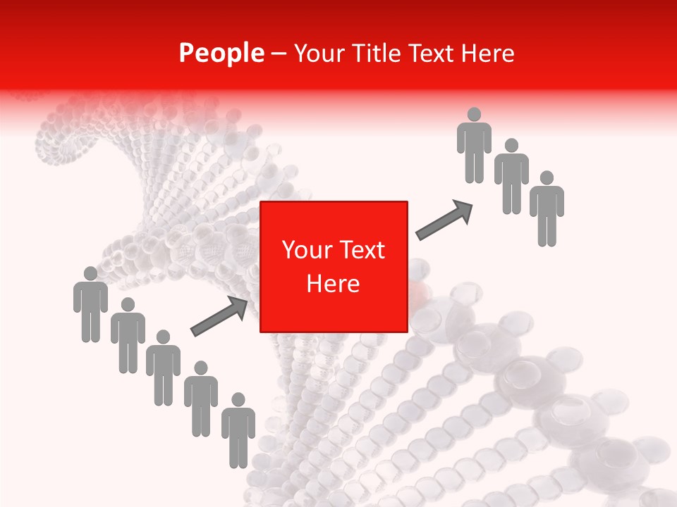 Black Colors Molecule PowerPoint Template