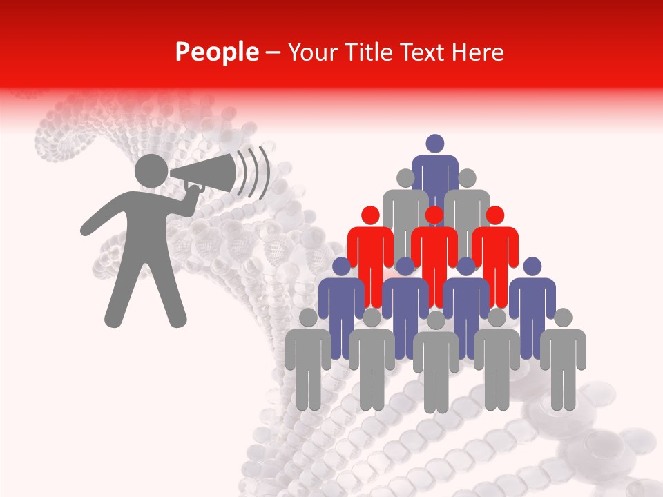 Black Colors Molecule PowerPoint Template