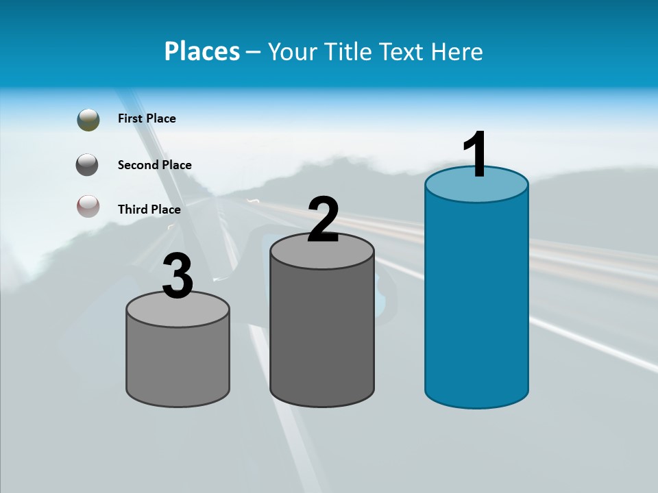Motion Car Scene PowerPoint Template