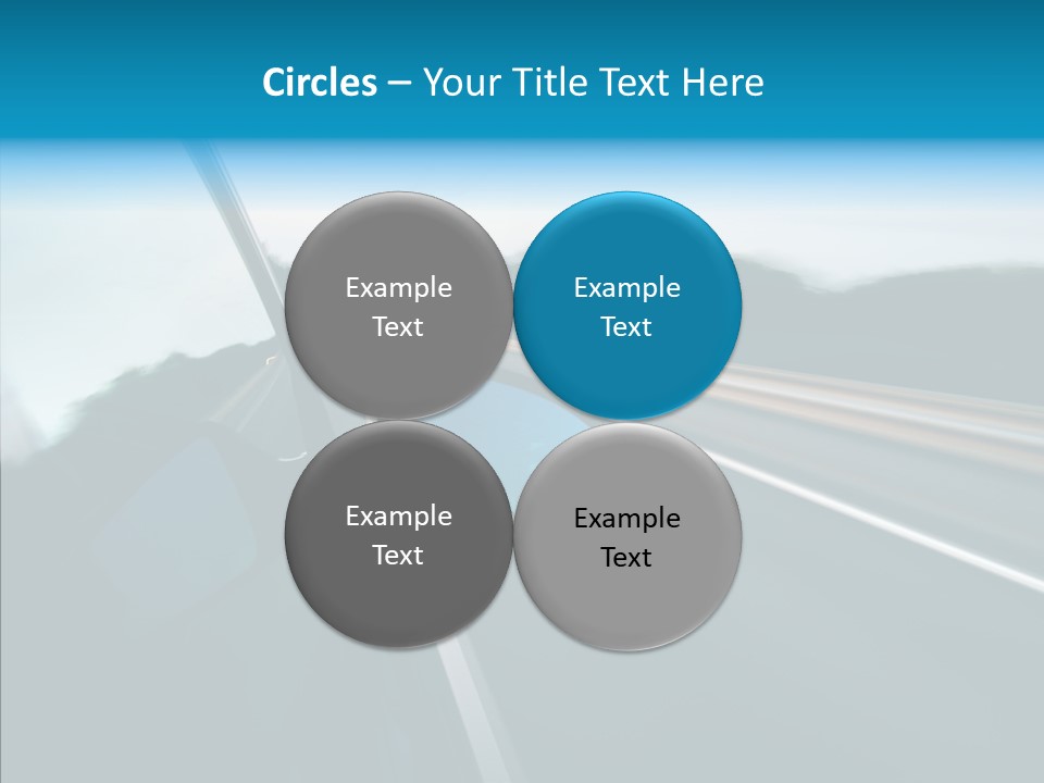 Motion Car Scene PowerPoint Template
