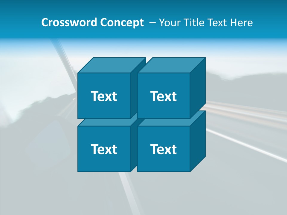 Motion Car Scene PowerPoint Template