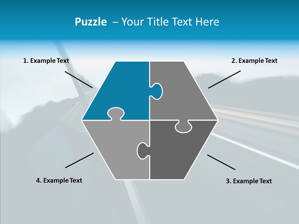 Motion Car Scene PowerPoint Template