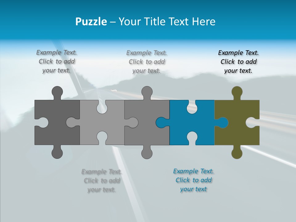 Motion Car Scene PowerPoint Template