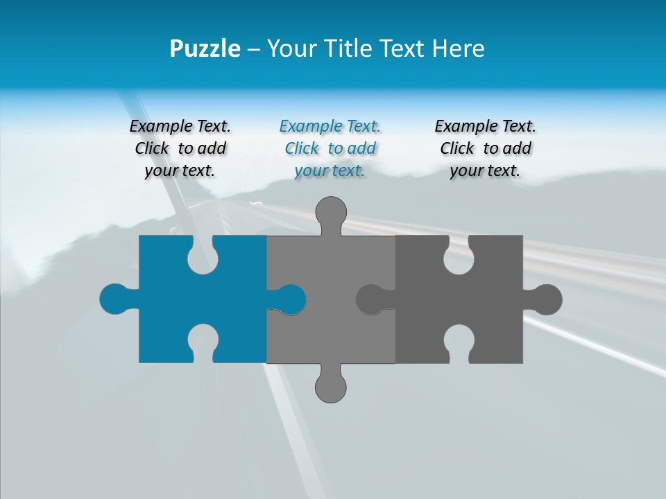 Motion Car Scene PowerPoint Template