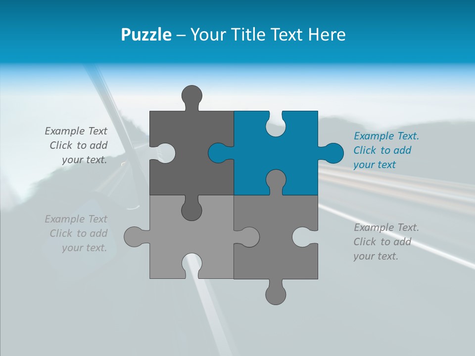 Motion Car Scene PowerPoint Template