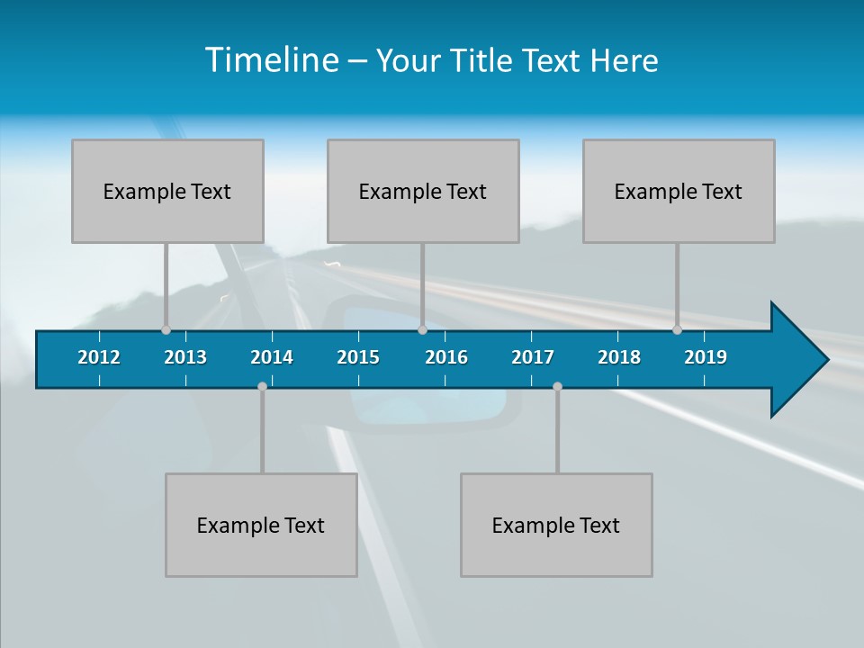 Motion Car Scene PowerPoint Template