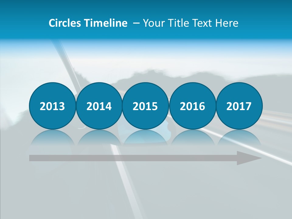 Motion Car Scene PowerPoint Template