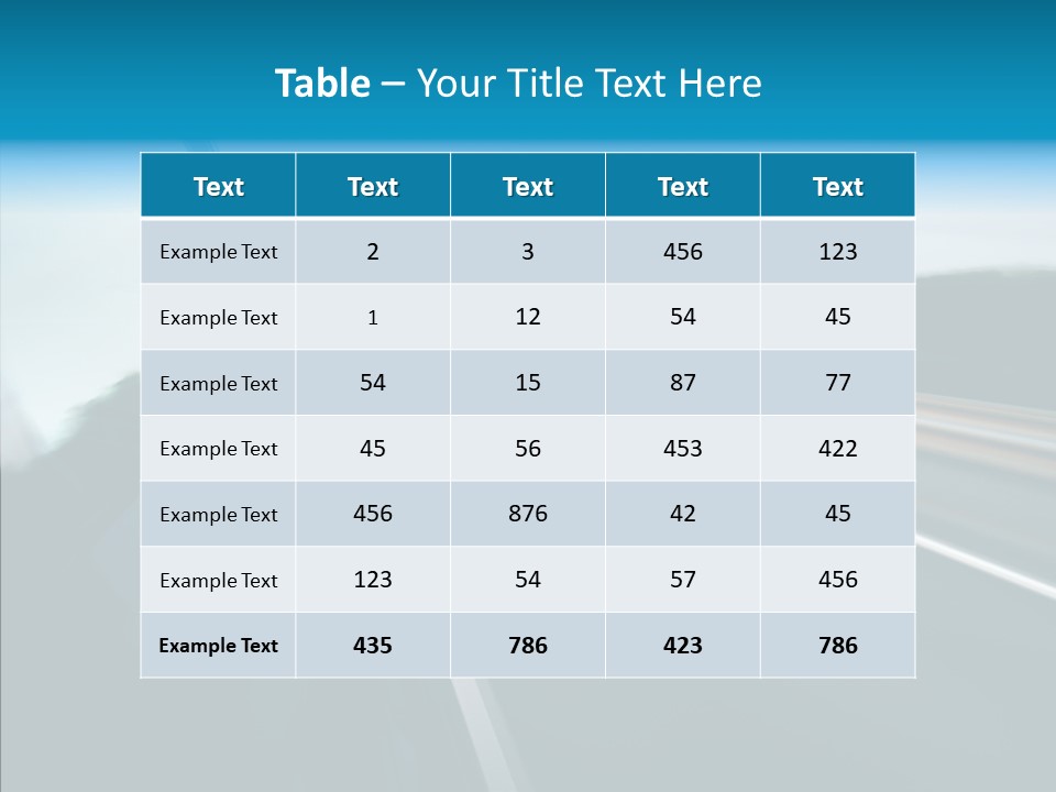 Motion Car Scene PowerPoint Template