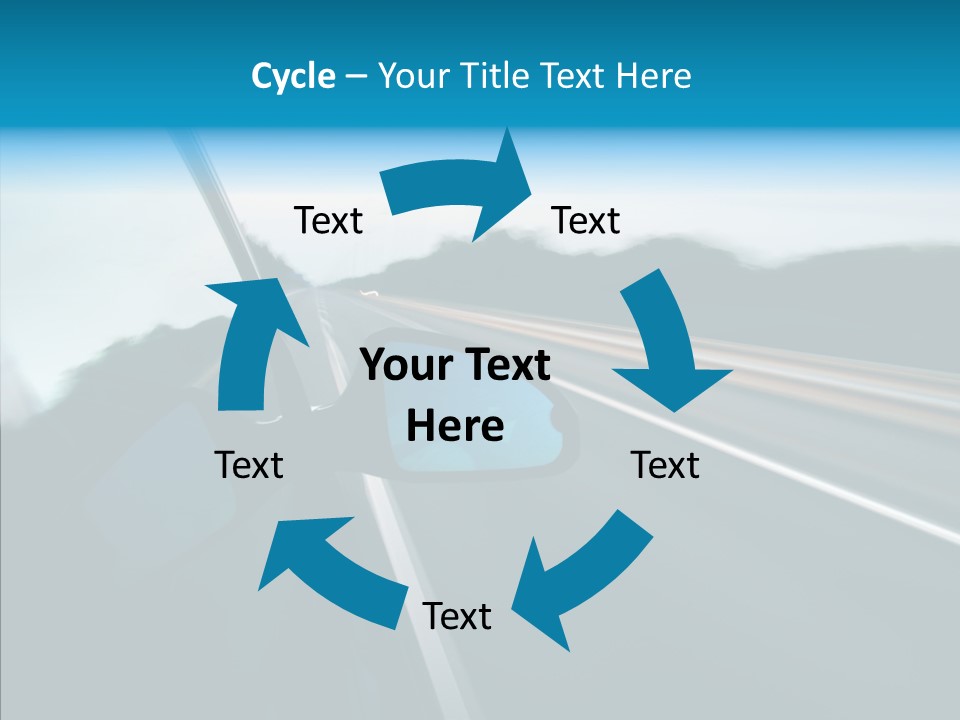 Motion Car Scene PowerPoint Template