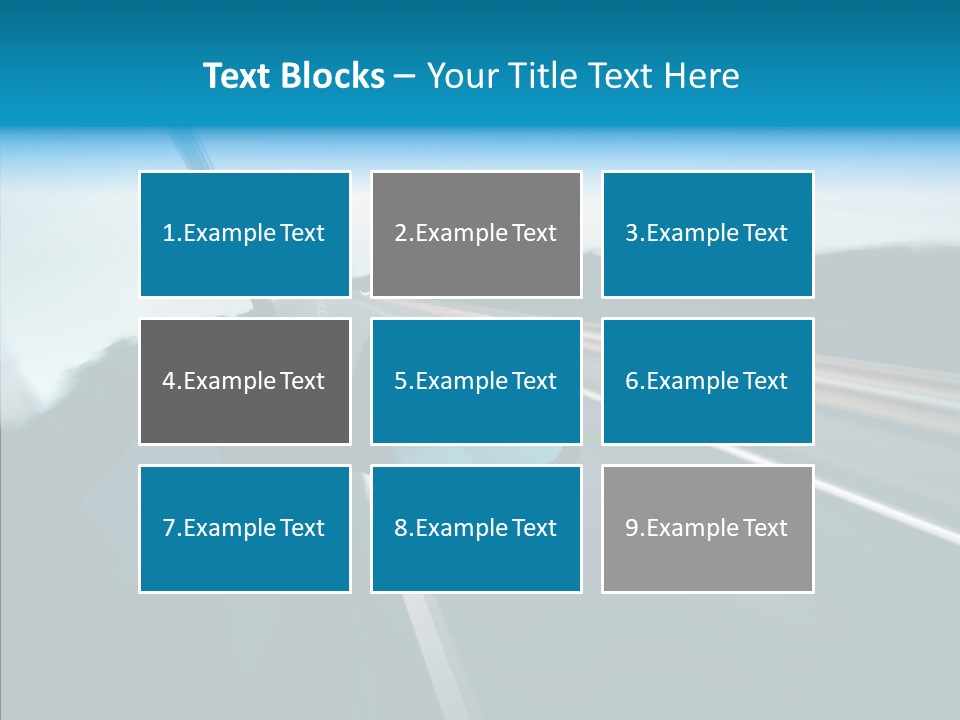 Motion Car Scene PowerPoint Template