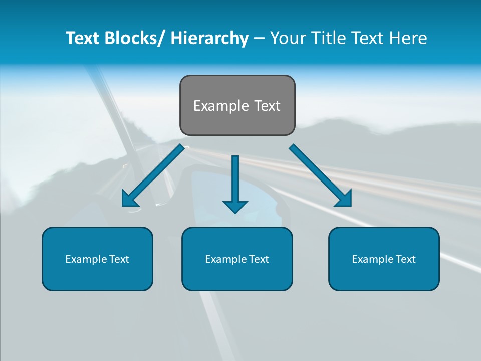 Motion Car Scene PowerPoint Template