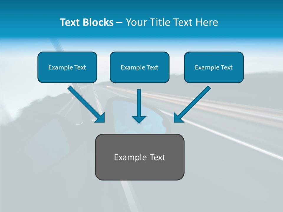 Motion Car Scene PowerPoint Template