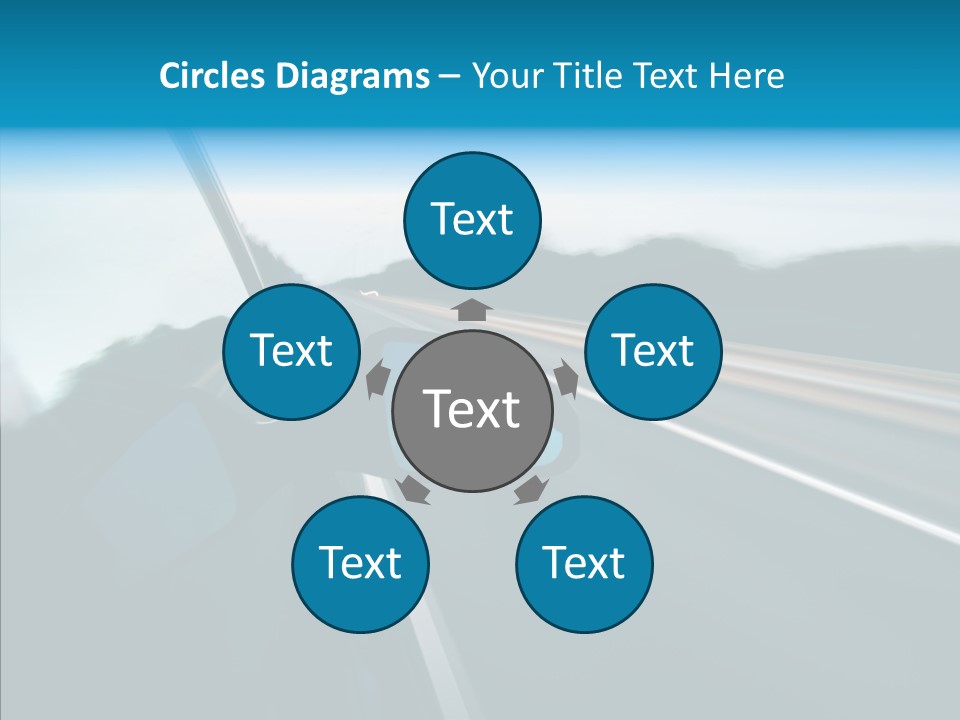 Motion Car Scene PowerPoint Template