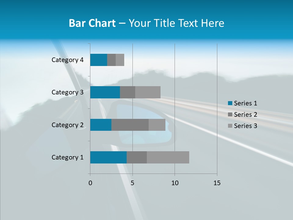 Motion Car Scene PowerPoint Template