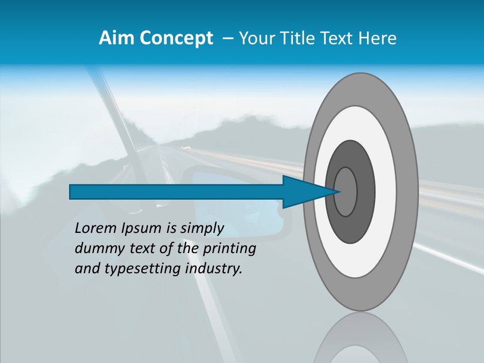 Motion Car Scene PowerPoint Template