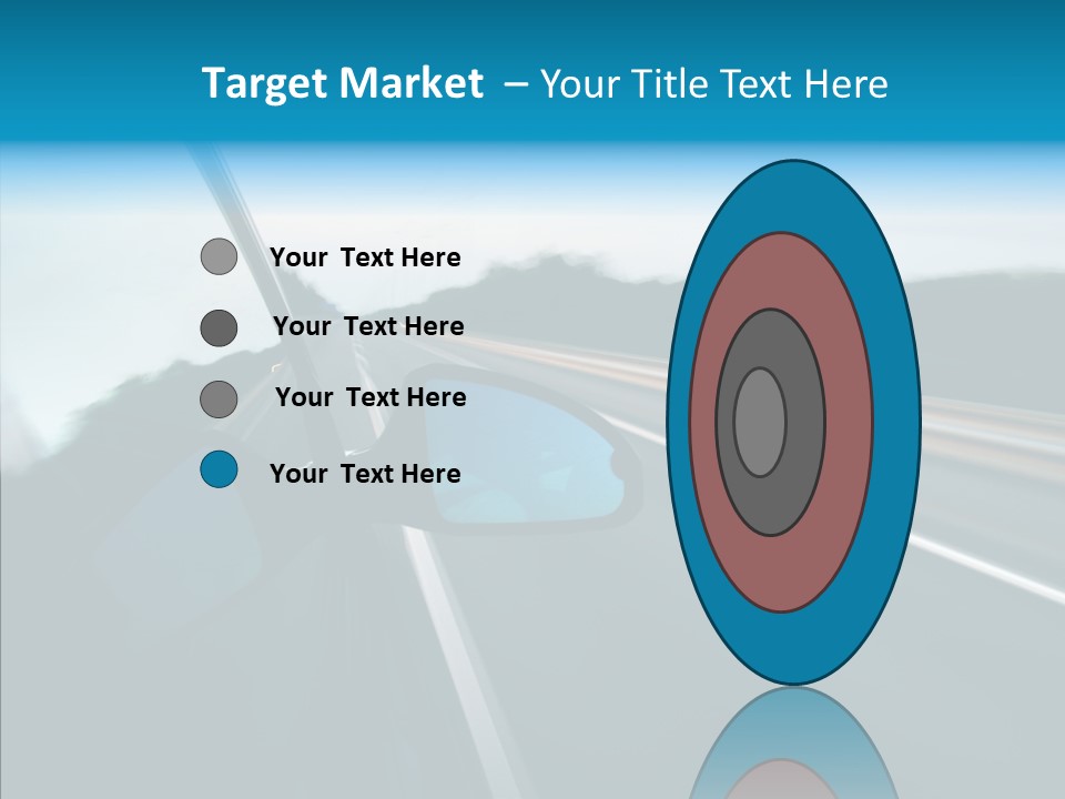 Motion Car Scene PowerPoint Template