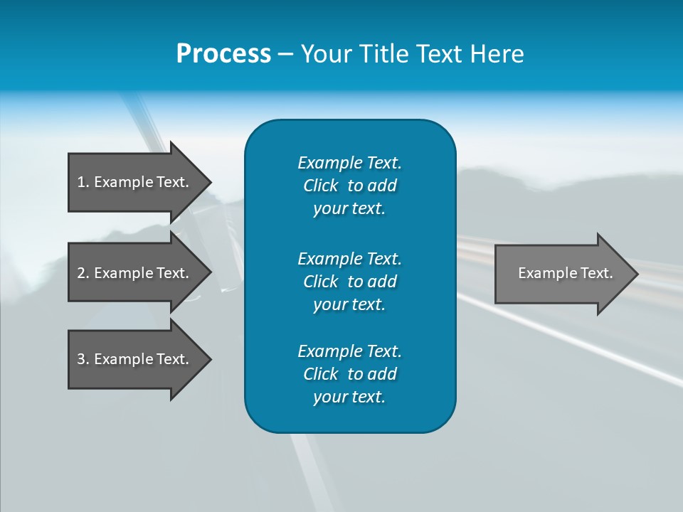 Motion Car Scene PowerPoint Template