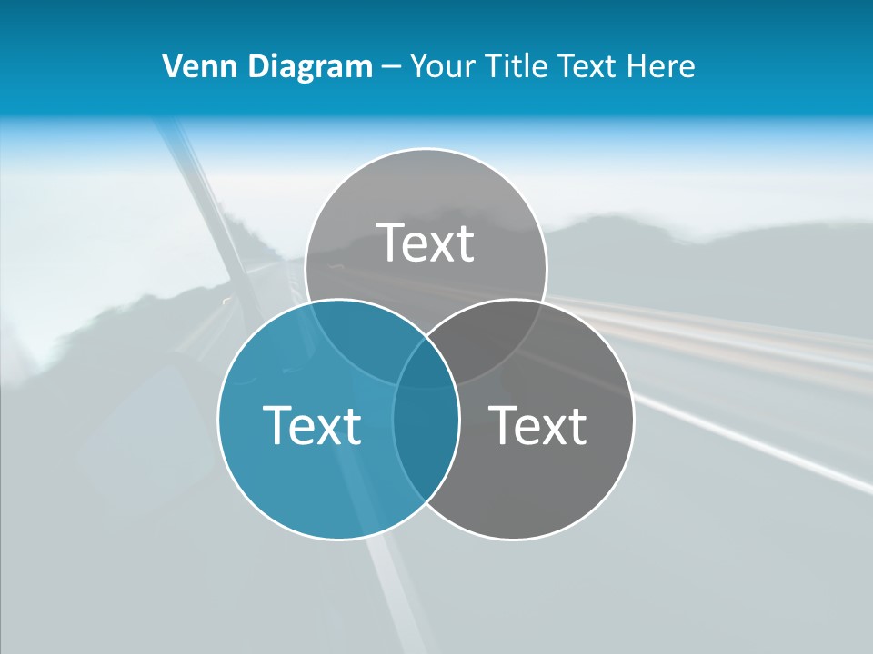 Motion Car Scene PowerPoint Template