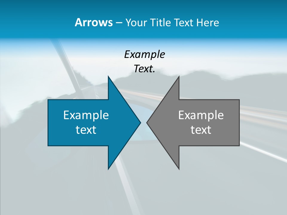 Motion Car Scene PowerPoint Template