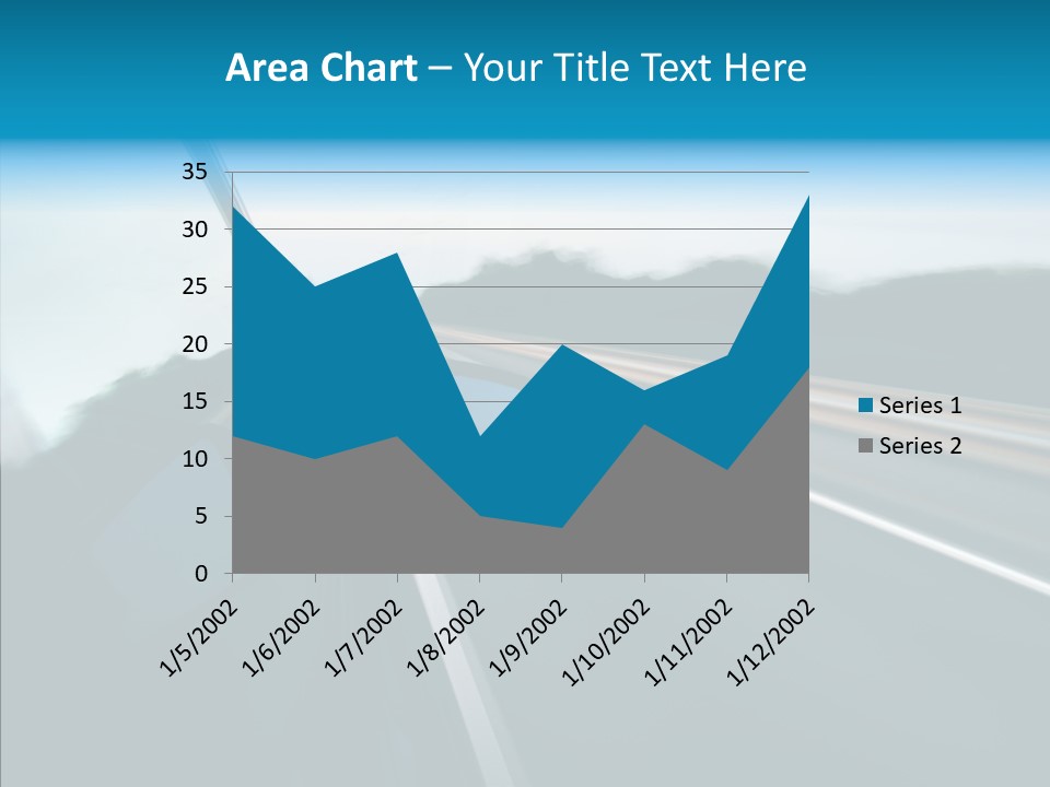 Motion Car Scene PowerPoint Template