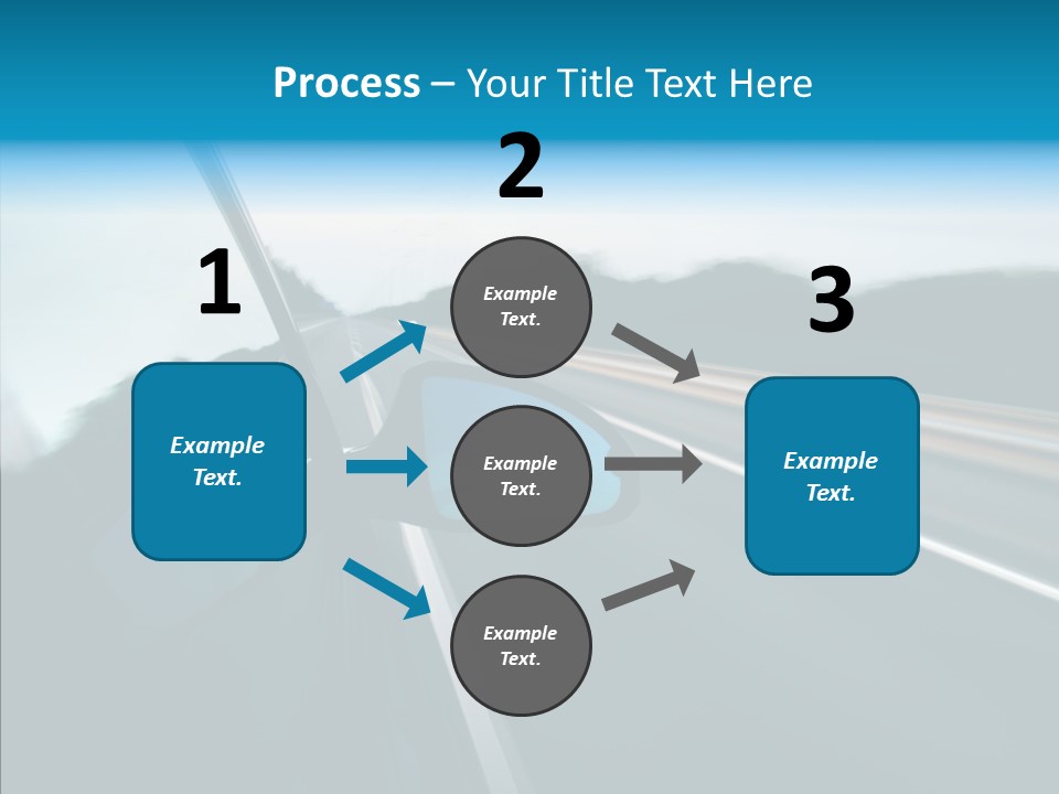 Motion Car Scene PowerPoint Template