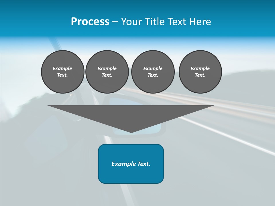Motion Car Scene PowerPoint Template