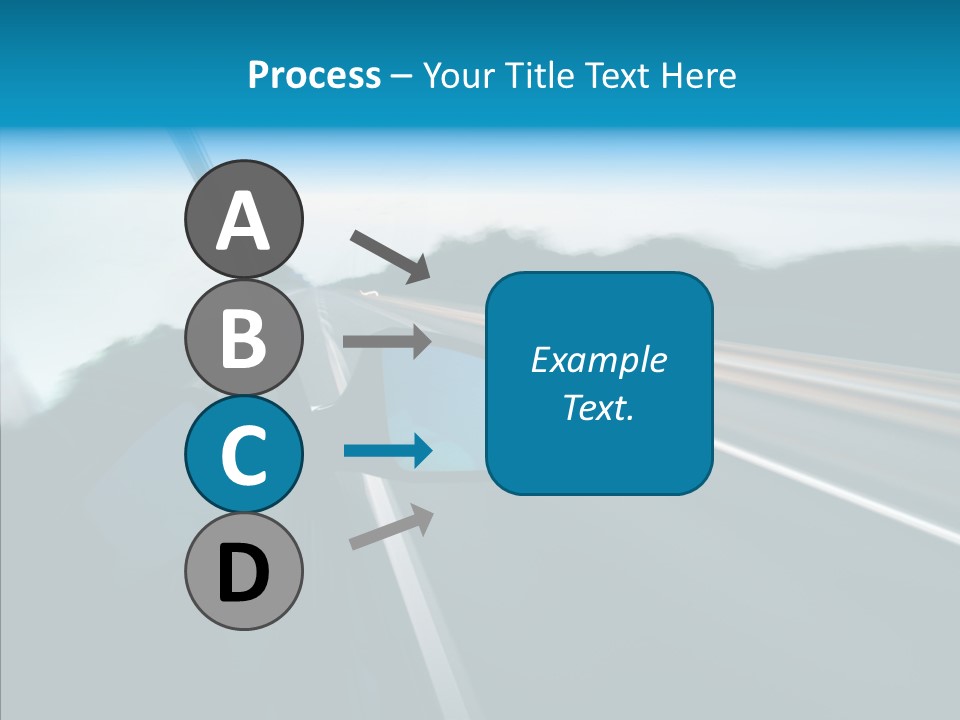 Motion Car Scene PowerPoint Template