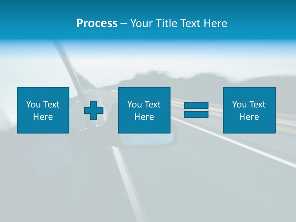 Motion Car Scene PowerPoint Template