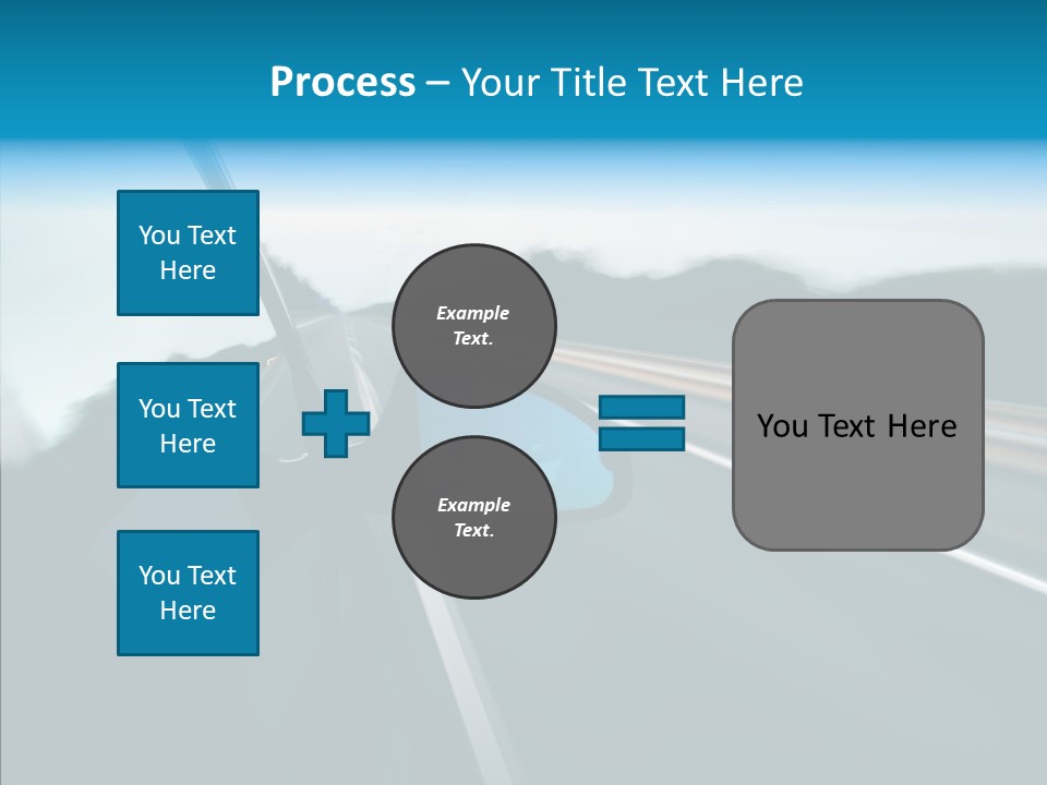 Motion Car Scene PowerPoint Template