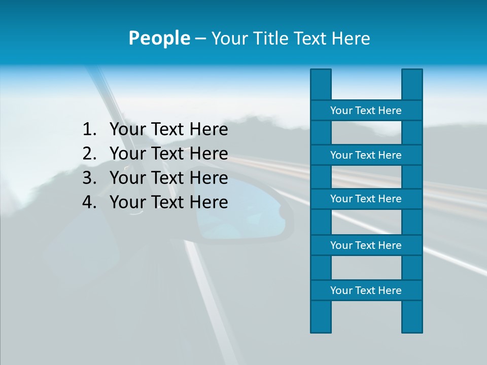 Motion Car Scene PowerPoint Template