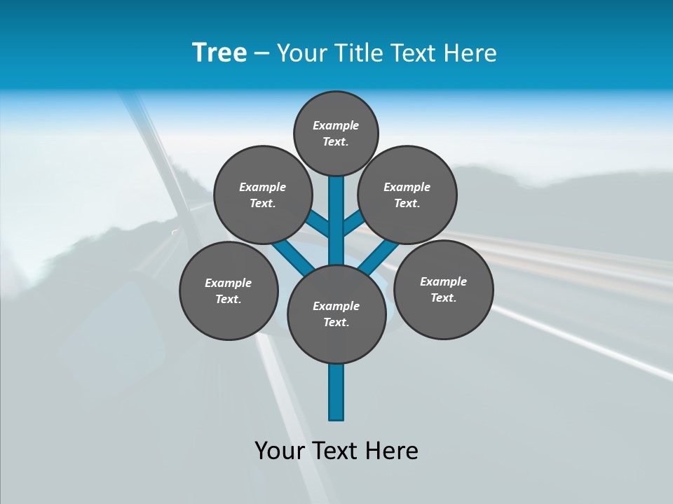 Motion Car Scene PowerPoint Template