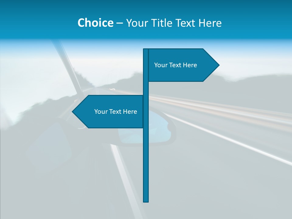 Motion Car Scene PowerPoint Template