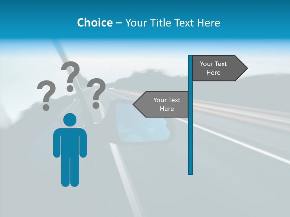 Motion Car Scene PowerPoint Template