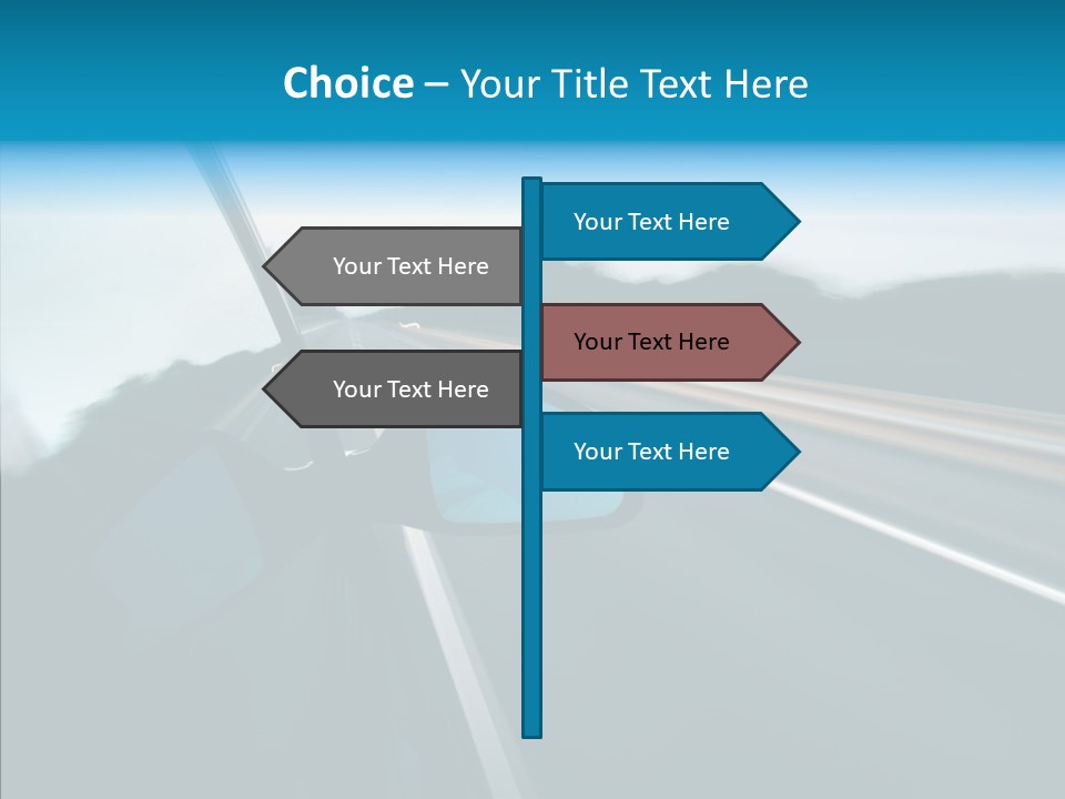 Motion Car Scene PowerPoint Template