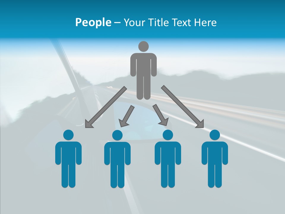 Motion Car Scene PowerPoint Template