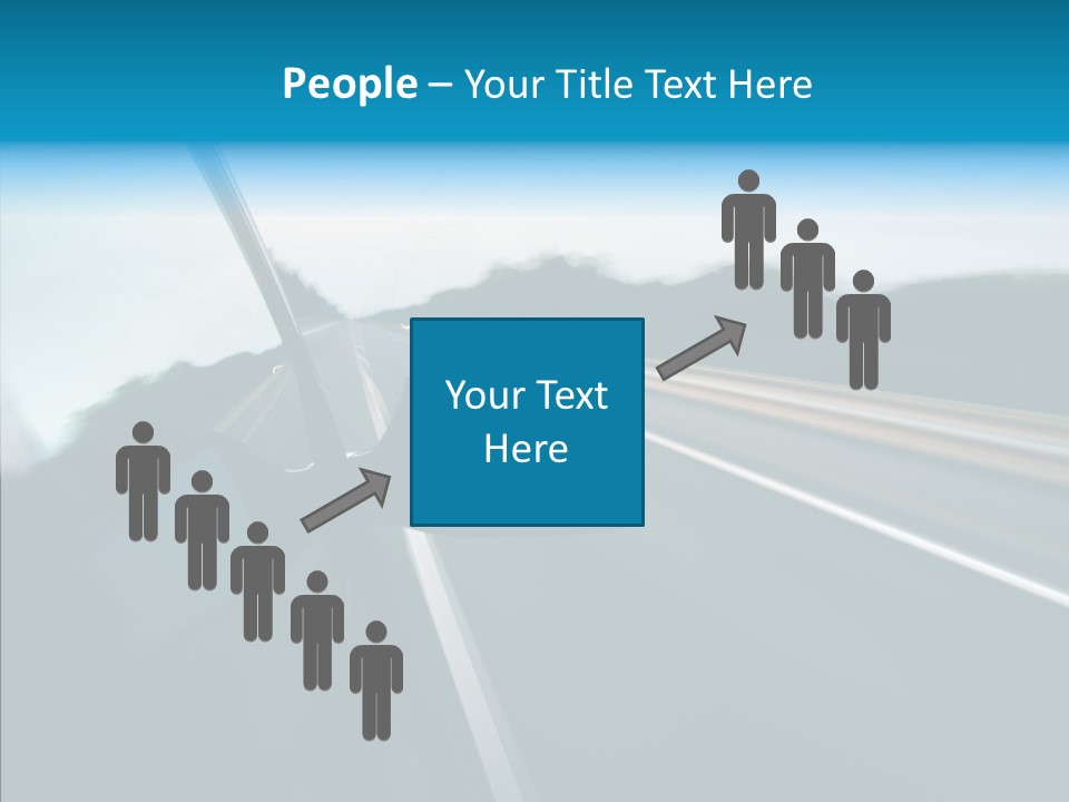 Motion Car Scene PowerPoint Template