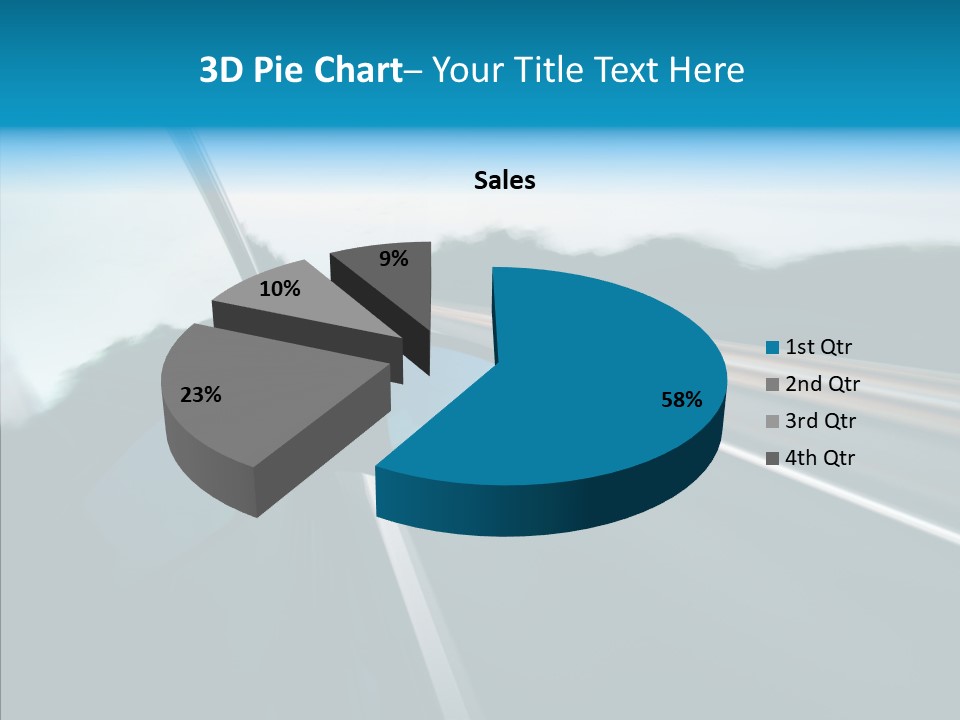 Motion Car Scene PowerPoint Template