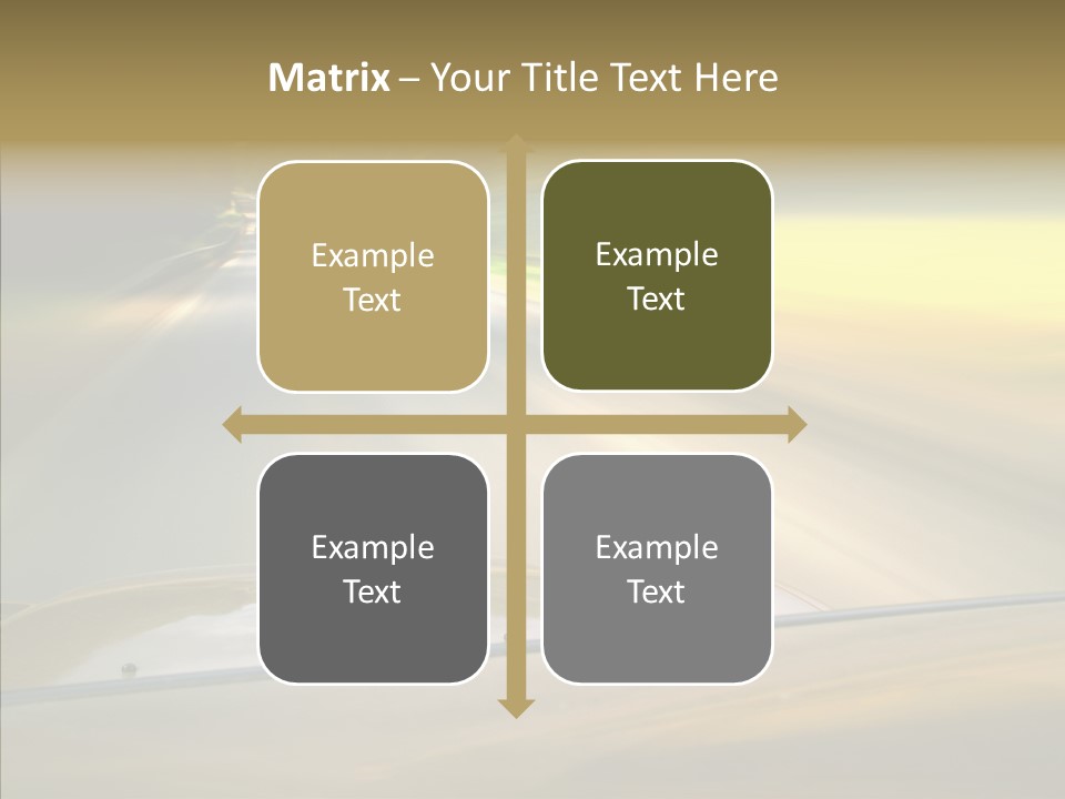 Speed Rear View Driver PowerPoint Template