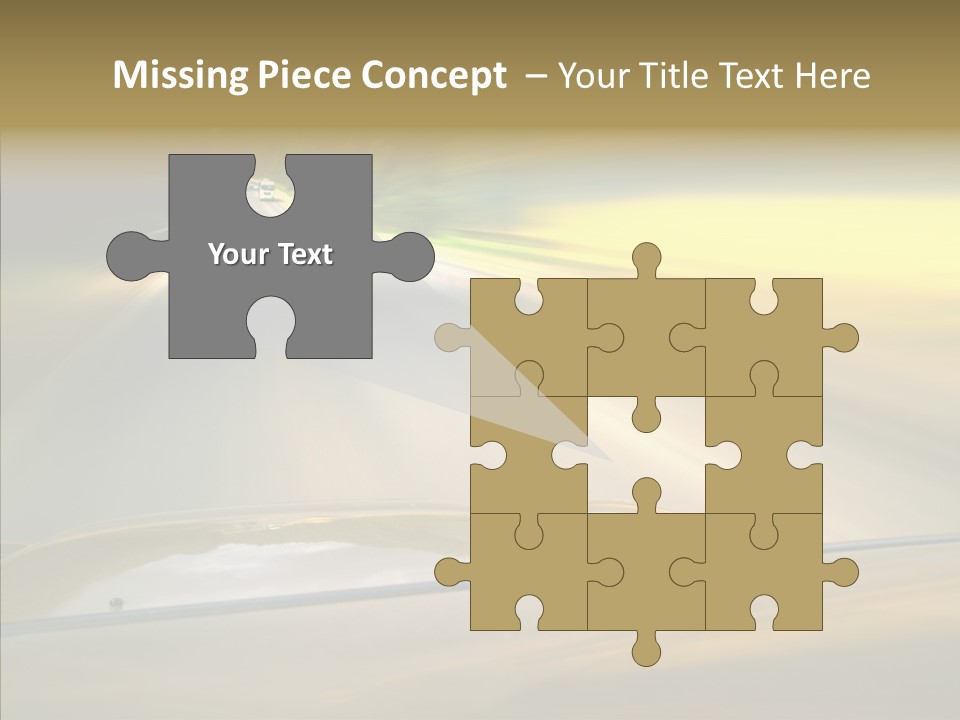 Speed Rear View Driver PowerPoint Template