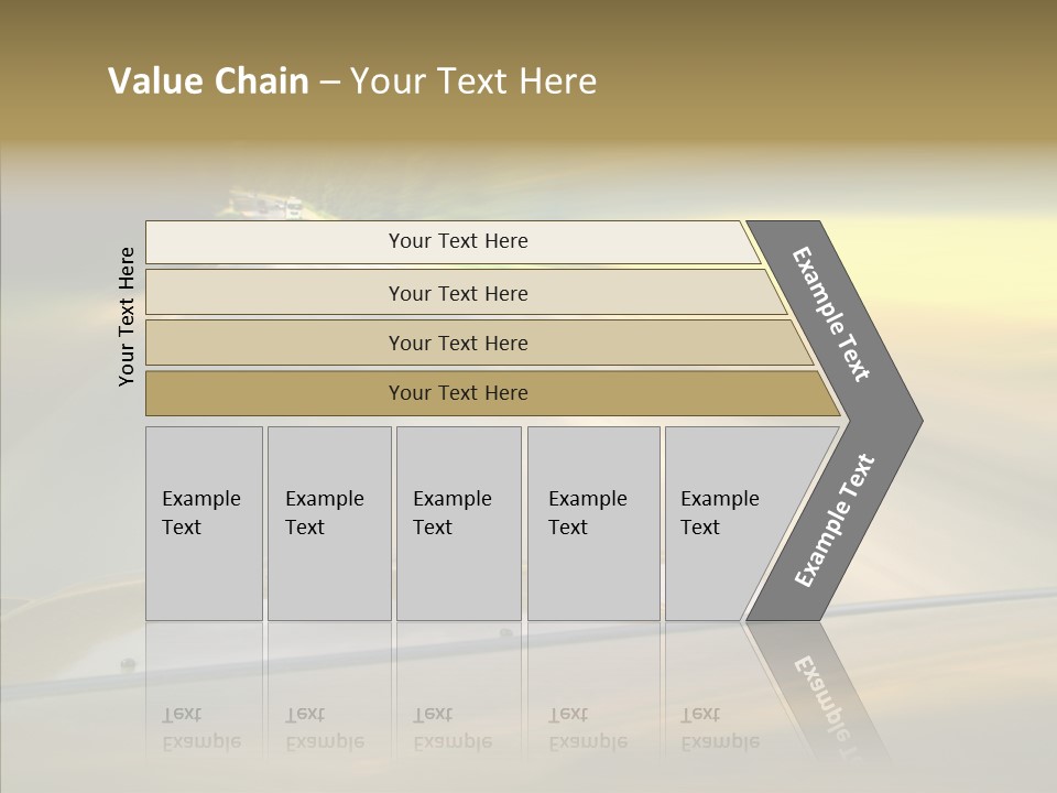 Speed Rear View Driver PowerPoint Template