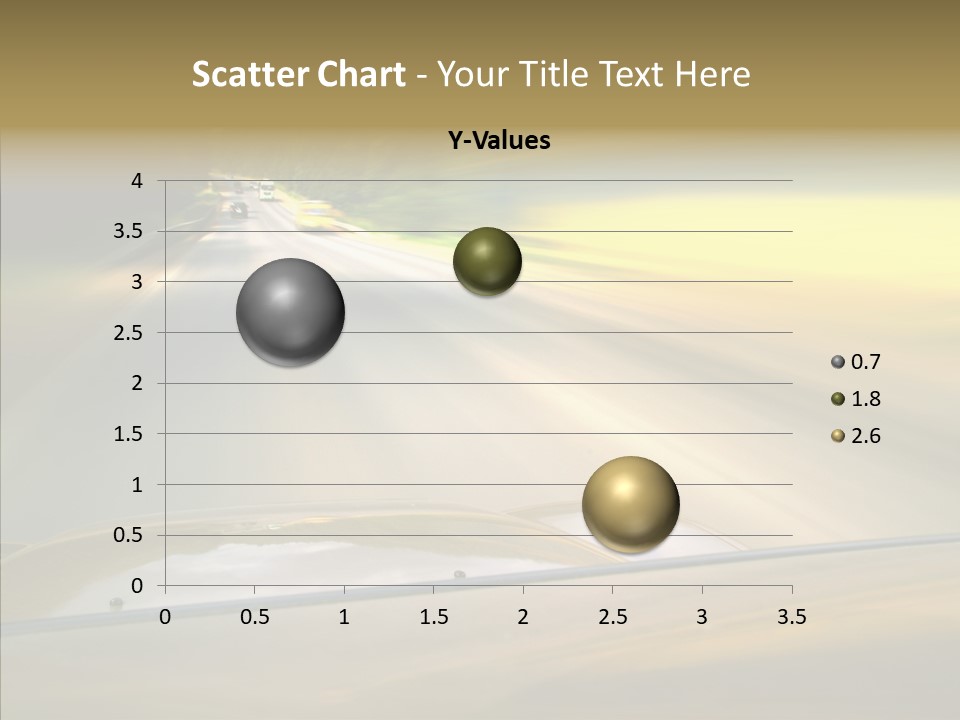 Speed Rear View Driver PowerPoint Template