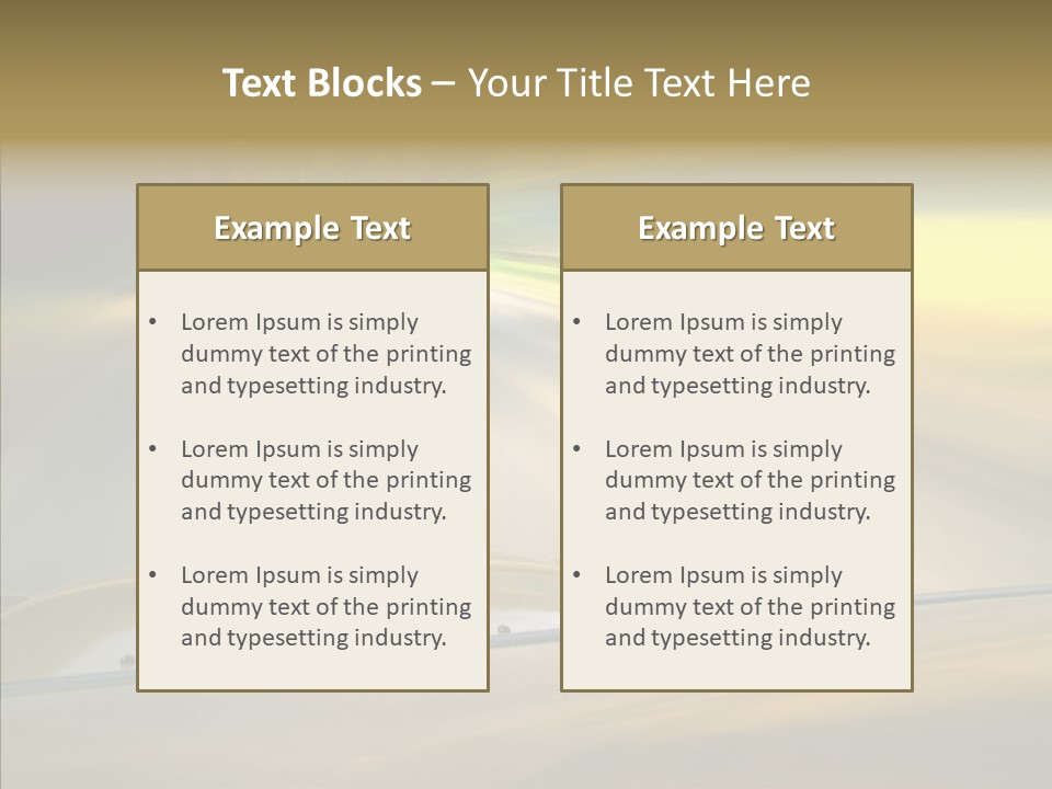 Speed Rear View Driver PowerPoint Template