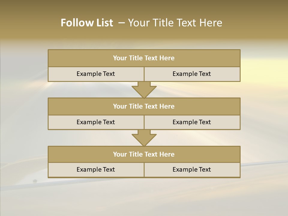 Speed Rear View Driver PowerPoint Template