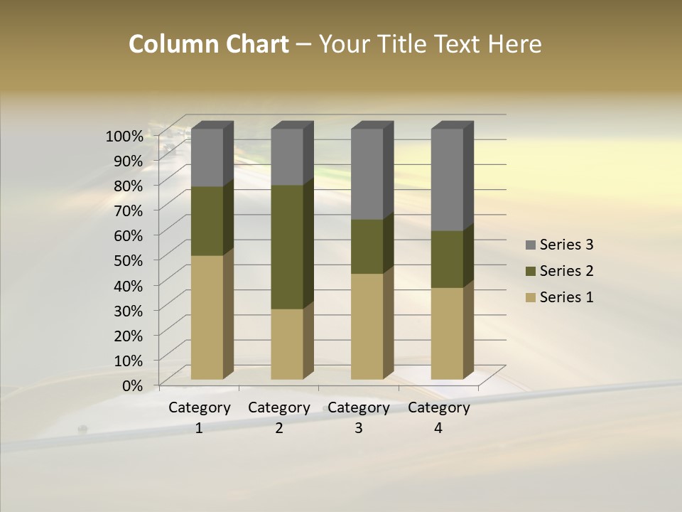 Speed Rear View Driver PowerPoint Template