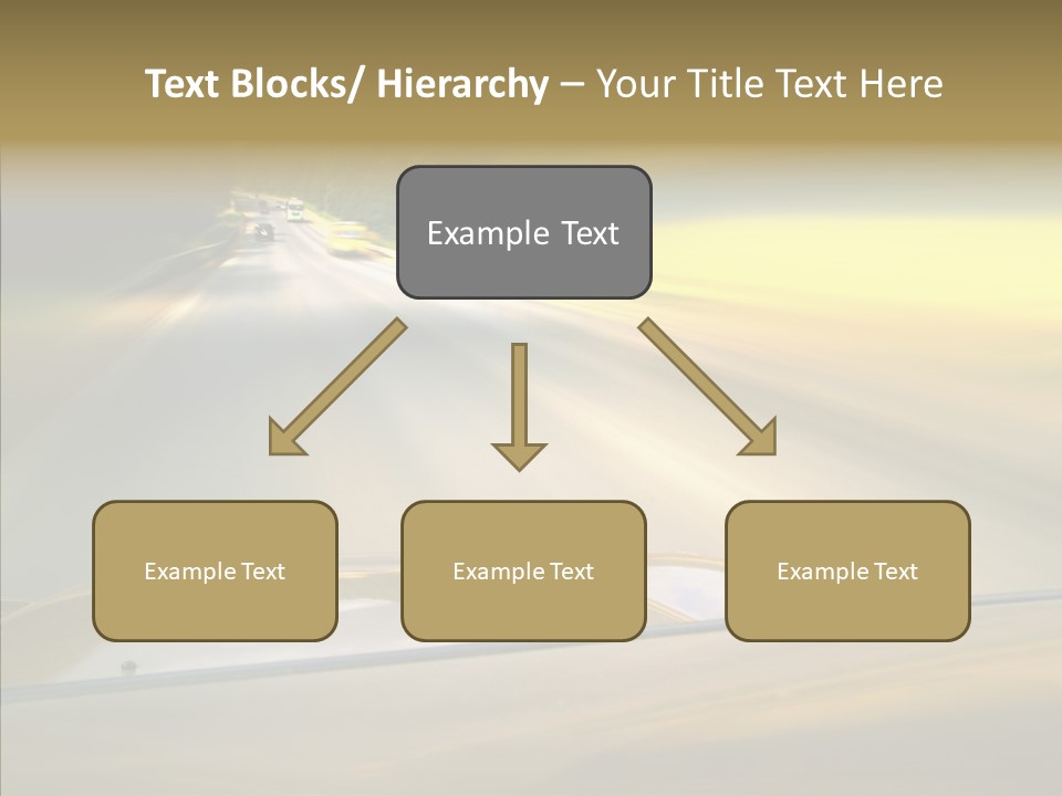 Speed Rear View Driver PowerPoint Template