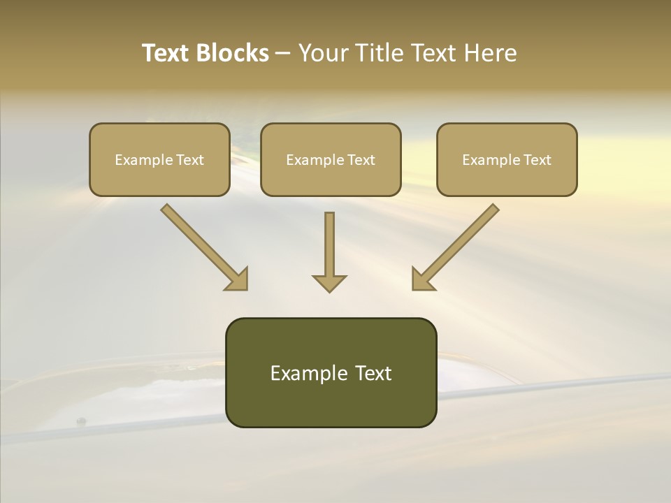 Speed Rear View Driver PowerPoint Template